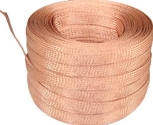 铜丝斜纹编织线(导电带)
